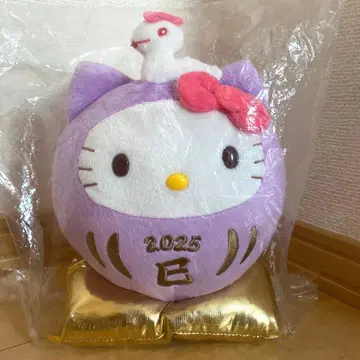 새상품 야크 한정판 헬로키티 봉제 인형 2025년 뱀띠 산리오