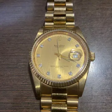 로만디노 RovenDino 골드 자동 와인딩 손목시계 정크 및 가동품