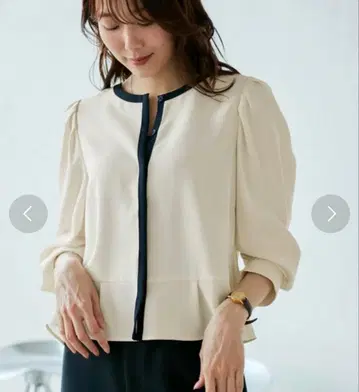 로페피크닉 자켓처럼 입을 수 있는 블라우스