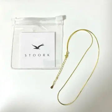 [ STOORK ] s925 Simple Skin Necklace