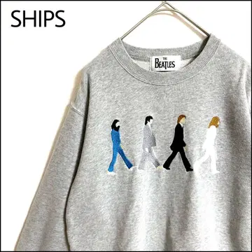 SHIPS Beatles 맨투맨 그레이 오버 사이즈