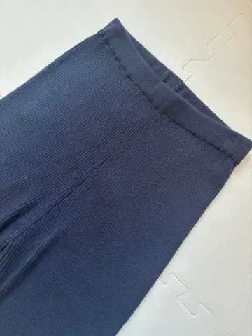 프레임 워크 리브 니트 팬츠