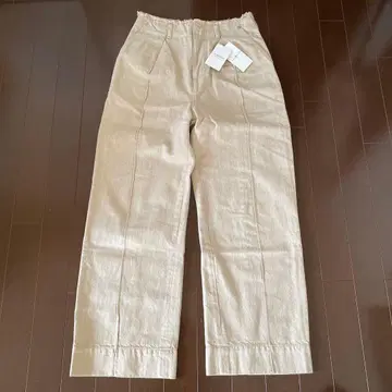 JOURNAL STANDARD 핀턱 데님 팬츠 베이지 36