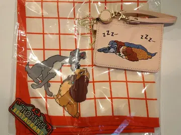 101마리 강아지 레이디 카드놀이 패스 케이스 런치 매트 손수건