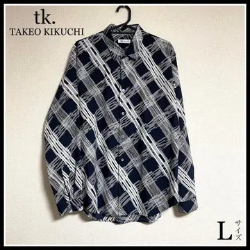 tk.TAKEO KIKUCHI(티케이 다케오 키쿠치) 디자인 체크 셔츠