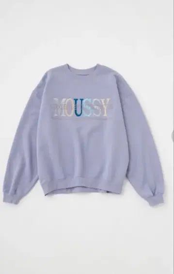 MOUSSY 라벤더 오버 사이즈 트레이닝복