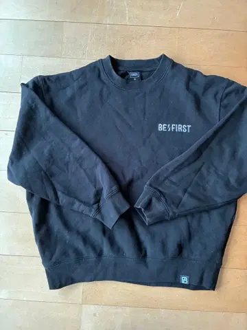 BE:FIRST 로고 블랙 트레이너
