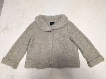 베이지 보아 자켓 BEAMS