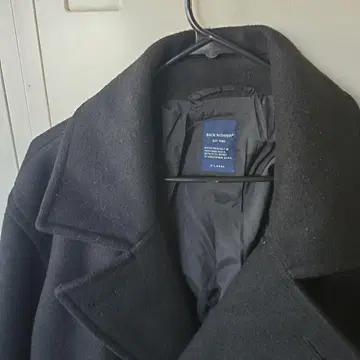 백넘버, 피 코트 다크 네이비 XL 새상품에 가깝습니다.