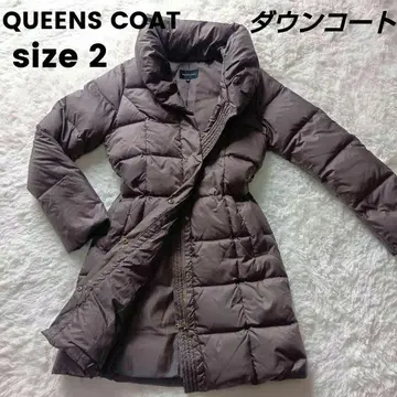 QUEENS COAT 다운 코트 롱 코트 size 2 M