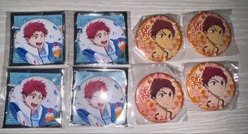 시이나 아사히 캔뱃지 8개