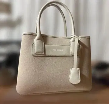 MONO COMSA 핑크 베이지 핸드백