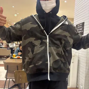 THE NORTH FACE 후드티 카모플라쥬