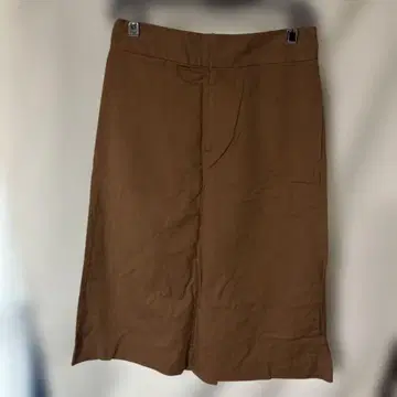 MARGARET HOWELL 브라운 타이트 스커트