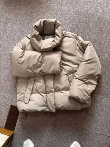 SNIDEL REWEAR DOWN 베이지 다운 자켓