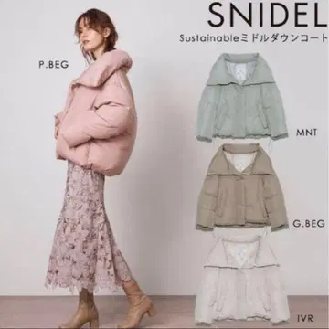 SNIDEL REWEAR DOWN 스나이델 다운 자켓