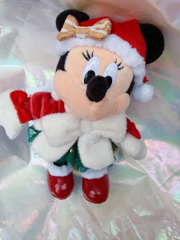 디즈니 크리스마스 2025 미니 마우스 인형 배지