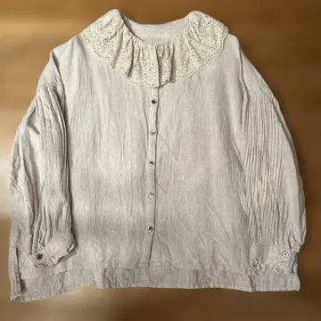 ubasnku 미사용에 가까운 린넨 프리 사이즈 베이지 즉시 결제 가능