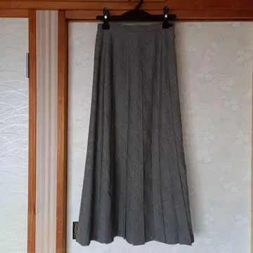 GEORGES RECH 조르주 레슈 플리츠 스커트 글렌체크