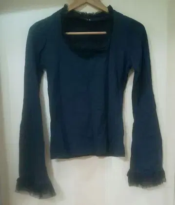 BLACK PEACE NOW 긴팔 블랙 고스로리 BPN 고딕 소매