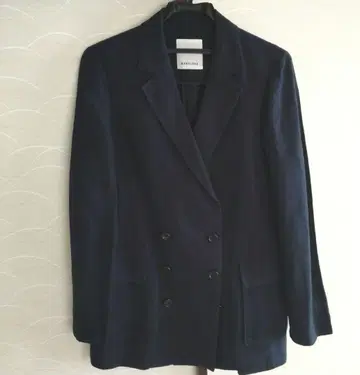 [ BABYLONE 바빌론 더블 자켓 네이비 ]