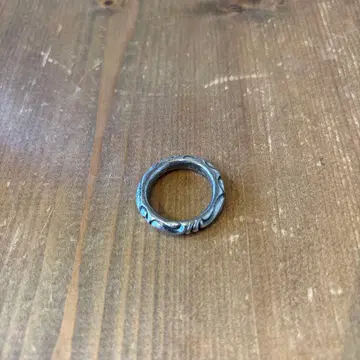 실버 스크롤 밴딩 반지 안지름 약 2cm