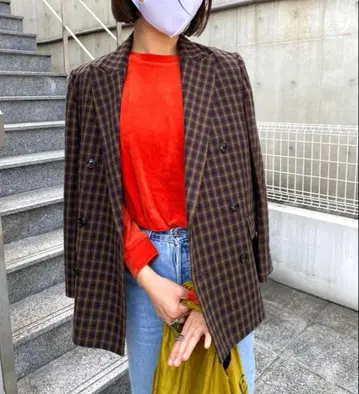 [ 새상품급 ] BEAUTY&YOUTH unitedarrows 체크 자켓