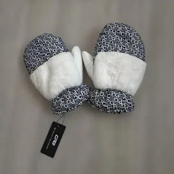 CPG 플리스 미튼 블랙 로고