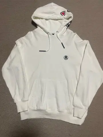 MUTA ACANTHUS 콜라보 후드티 화이트 사이즈 L