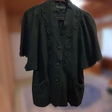 [ 장밋빛 인생 ] 다크 그린 가디건