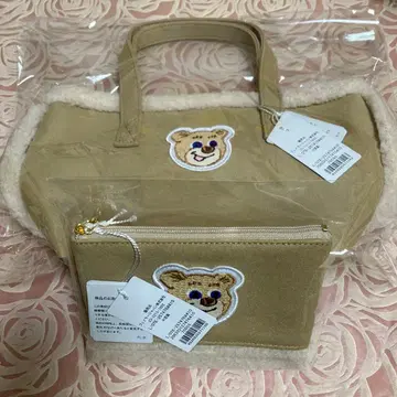 올드 테디 와펜 보아 토트백 보아 파우치 세트