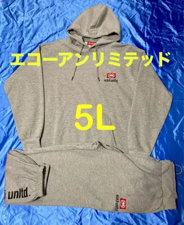 에코 리미티드 그레이 속기모 상하의 셋업 남성용 빅 사이즈 5L