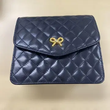 키미지마 퀼팅 체인 숄더백