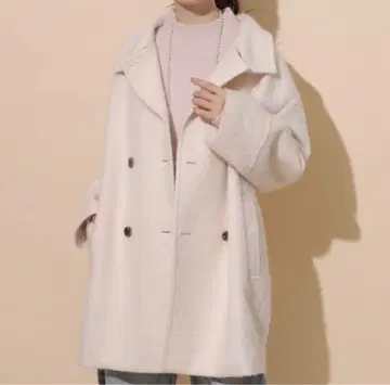 택 포함 새상품 아푸와이저 리셰 스탠드 미들 코트 잡지 게재 피코트