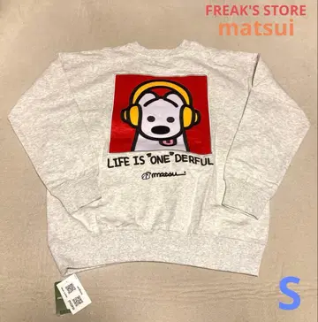 FREAK'S STORE x matsui 풀오버 맨투맨