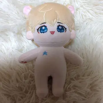고양이 귀 달린 옷 갈아입기 봉제 인형 약 20cm 무속성