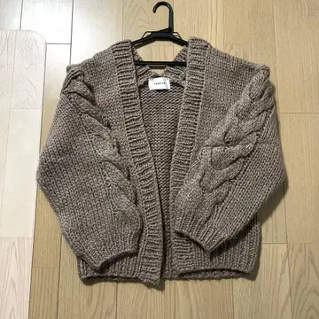 FRAY.I.D 로우 게이지 핸드 니트 가디건