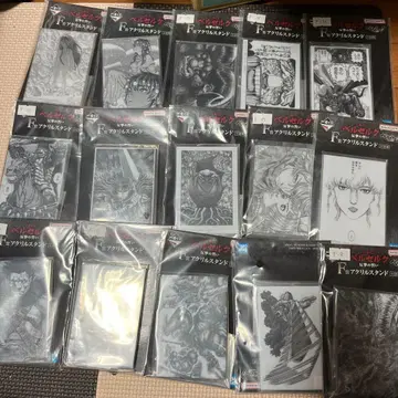 베르세르크 1번 복권 F상 아크릴 스탠드 15종 세미 컴프
