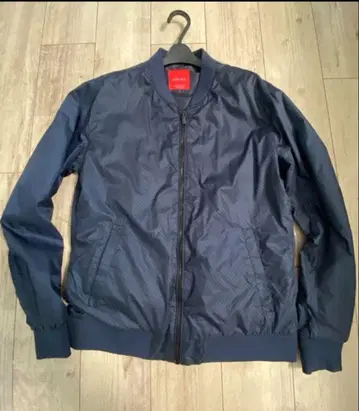ZARA MAN 네이비 블루종 XL 나일론 자켓