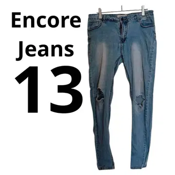 Encore Jeans [ 13 ] 스키니 데님 청바지 데미지 가공