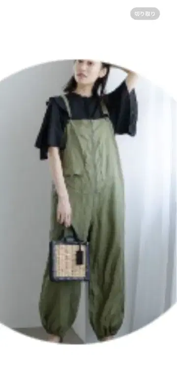 niko and - 린넨 오버롤 L 사이즈