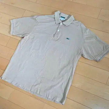 LACOSTE 베이지 피케 셔츠 BEAMS 별주