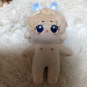 토끼 귀 달린 옷 갈아입기 봉제 인형 (무속성)