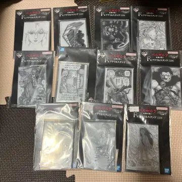 베르세르크 1번 복권 F상 아크릴 스탠드 11종 세미 컴프