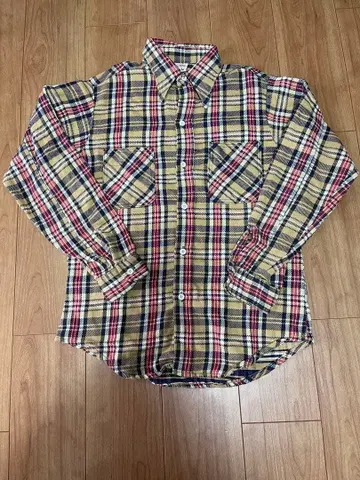 BIG MAC 구제 플란넬 셔츠 M 사이즈 60'70' 빈티지 극상