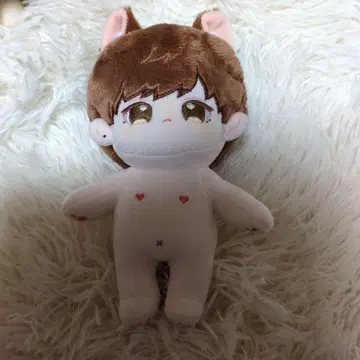 귀 달린 캐릭터 옷 갈아입기 봉제 인형 약 20cm