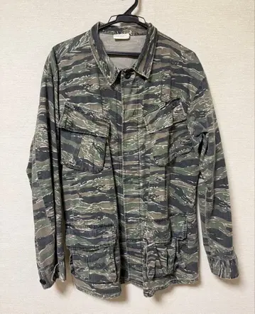 카모플라쥬 밀리터리 자켓