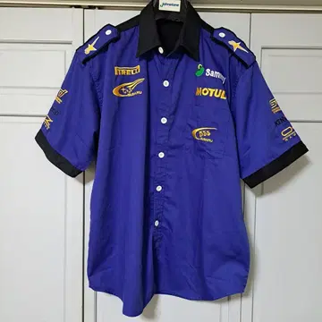 미사용 SUBARU L 사이즈 월드 랠리 팀 반팔 워크 셔츠