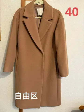 자유구 울 코트 40 used