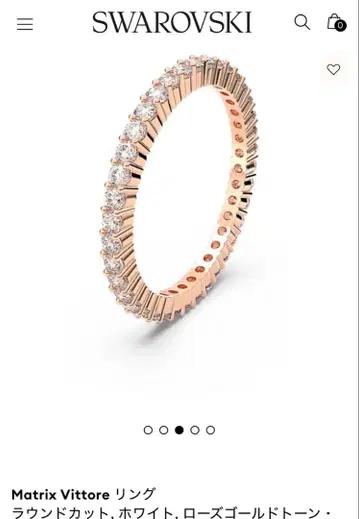 스와로브스키 매트릭스 비토레 반지